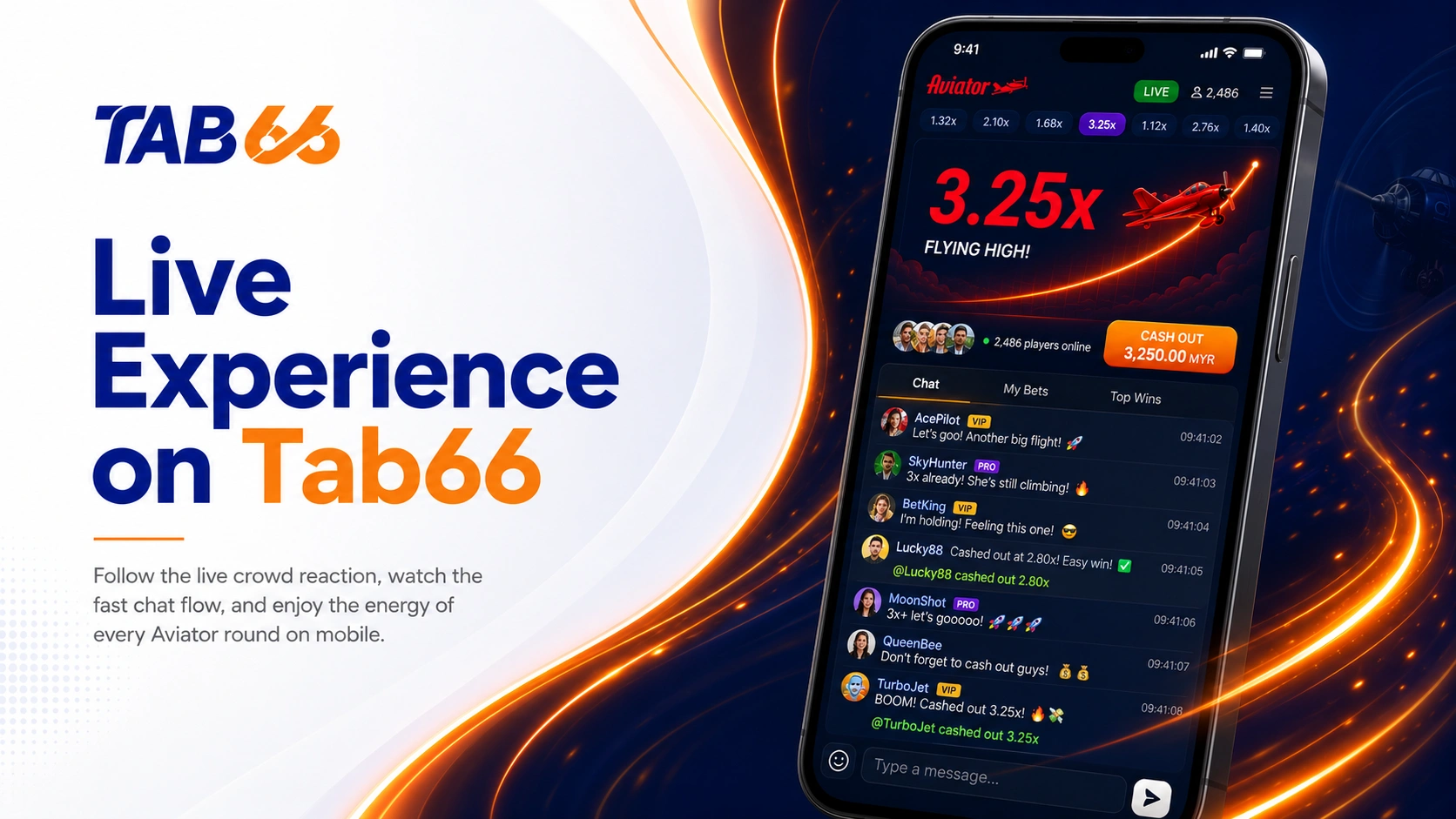 Live Experience on Tab66