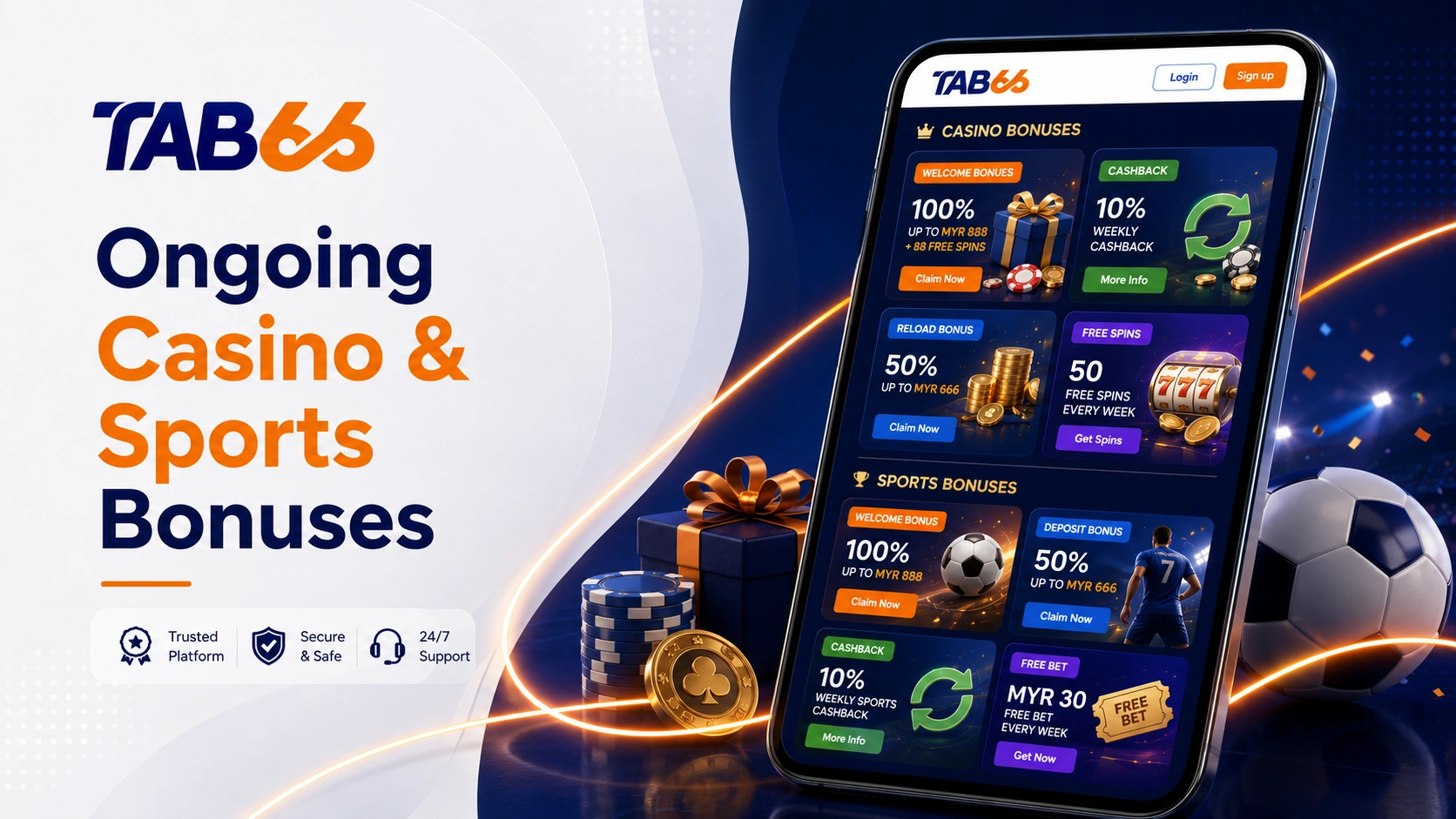 Ongoing Casino & Sports Bonuses