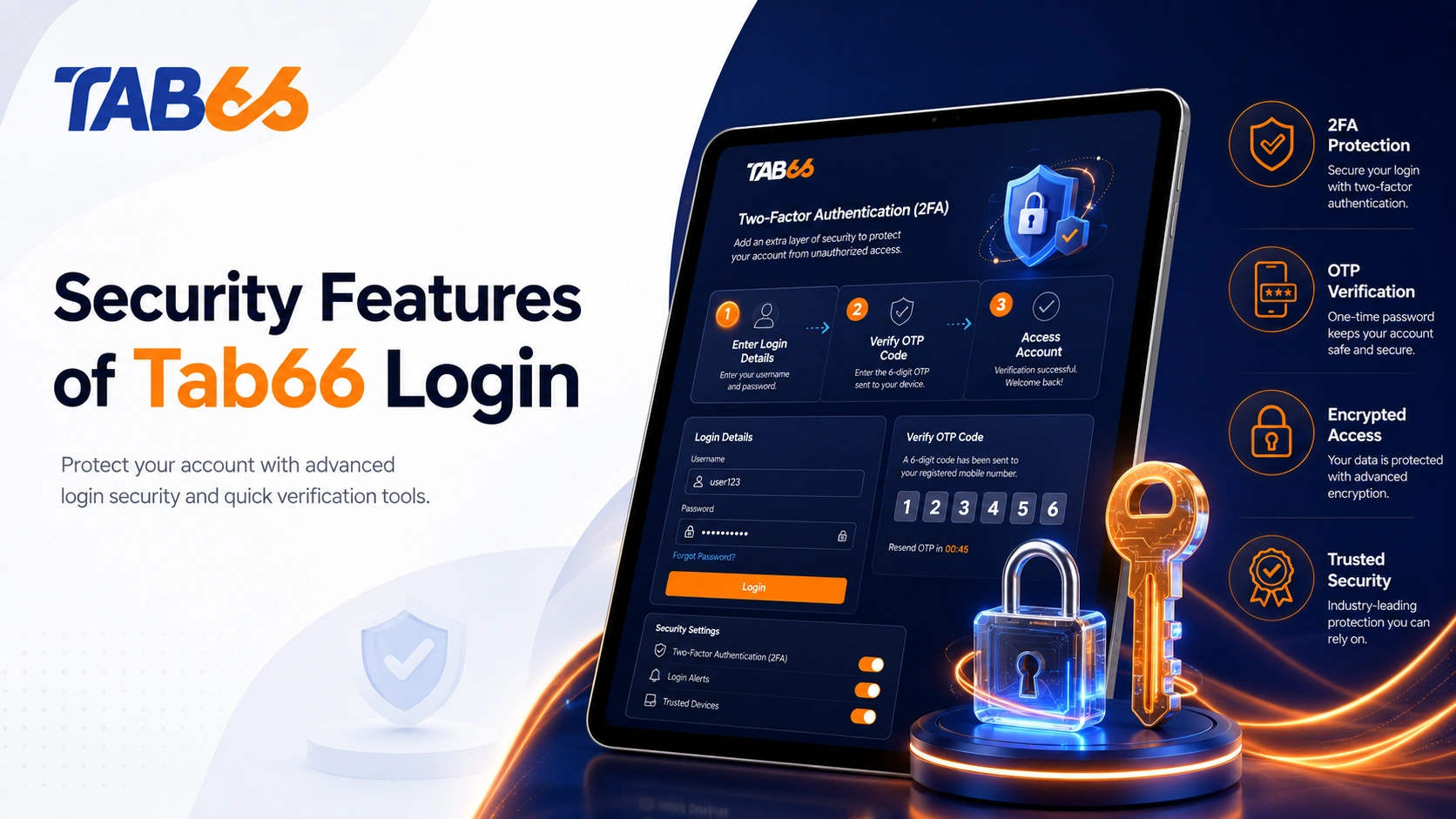 Security Features of Tab66 Login