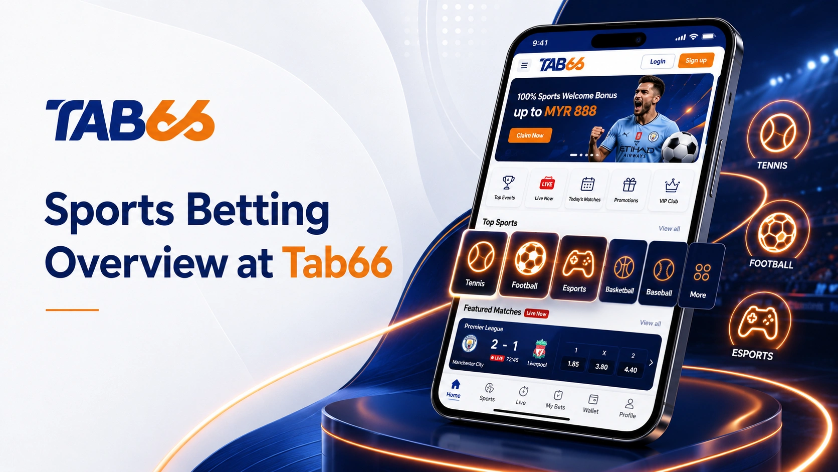 Sports Betting Overview at Tab66