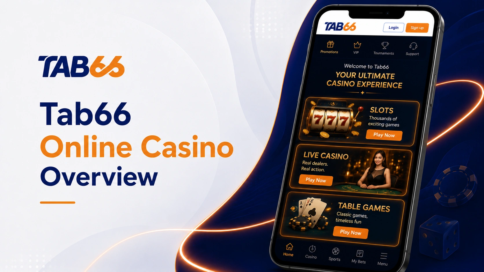 Tab66 Online Casino Overview