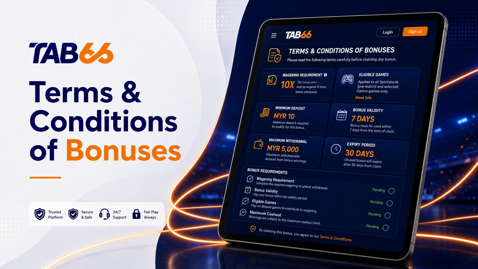 Terms & Conditions of Bonuses